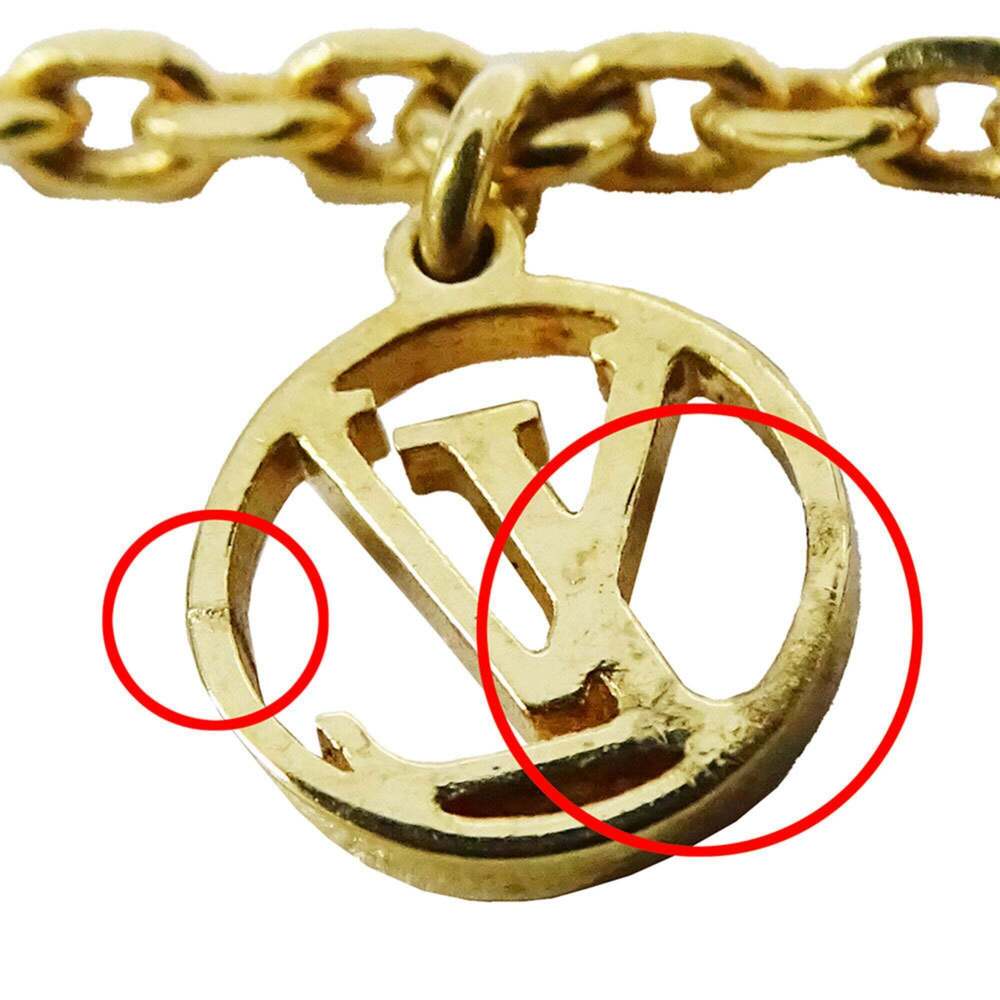 LOUIS VUITTON Gold Charm Bracelet - Picture 9 of 12